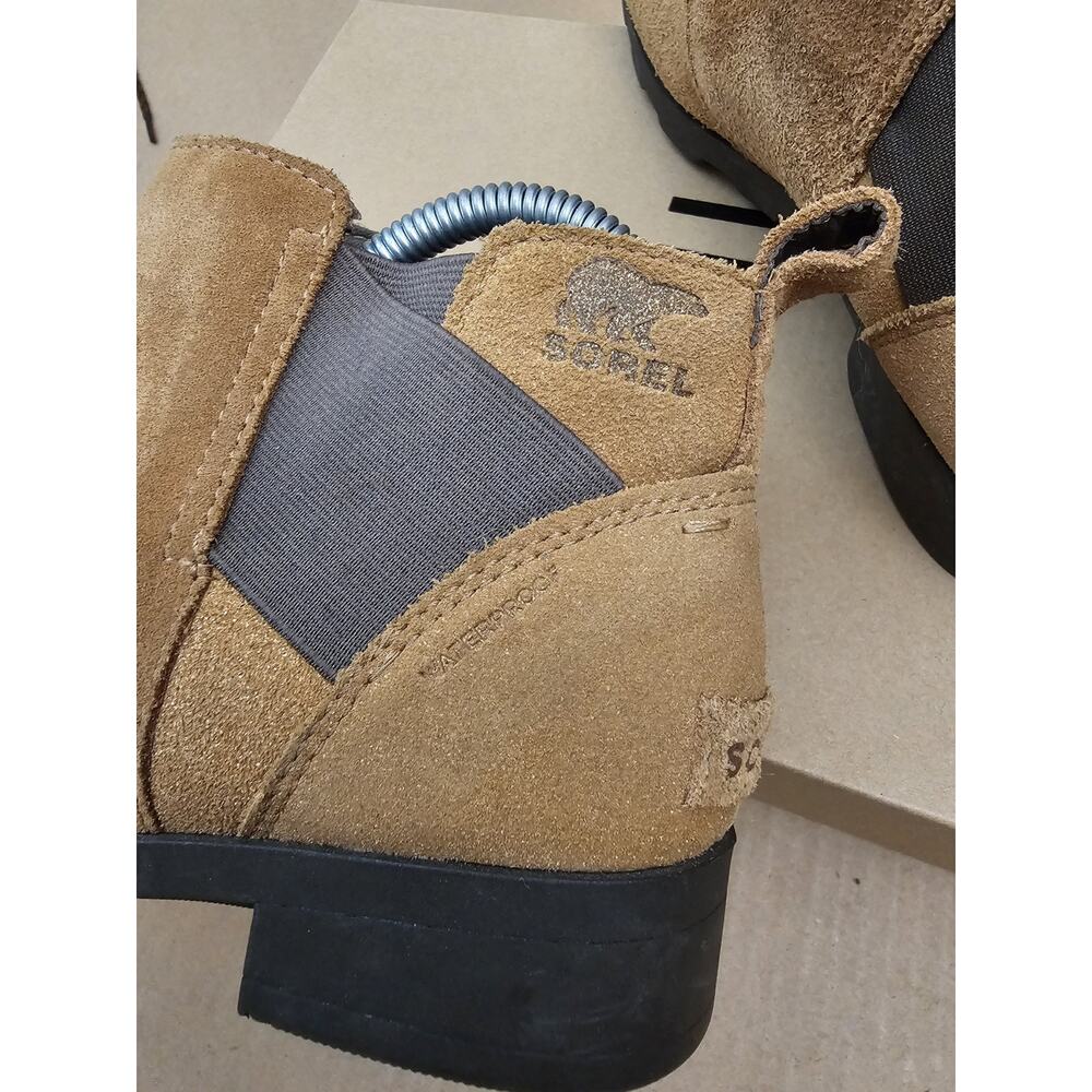 Sorel Emelie Chelsea Major Tan Women's Ankle Boots Size 5 - Picture 3 of 12